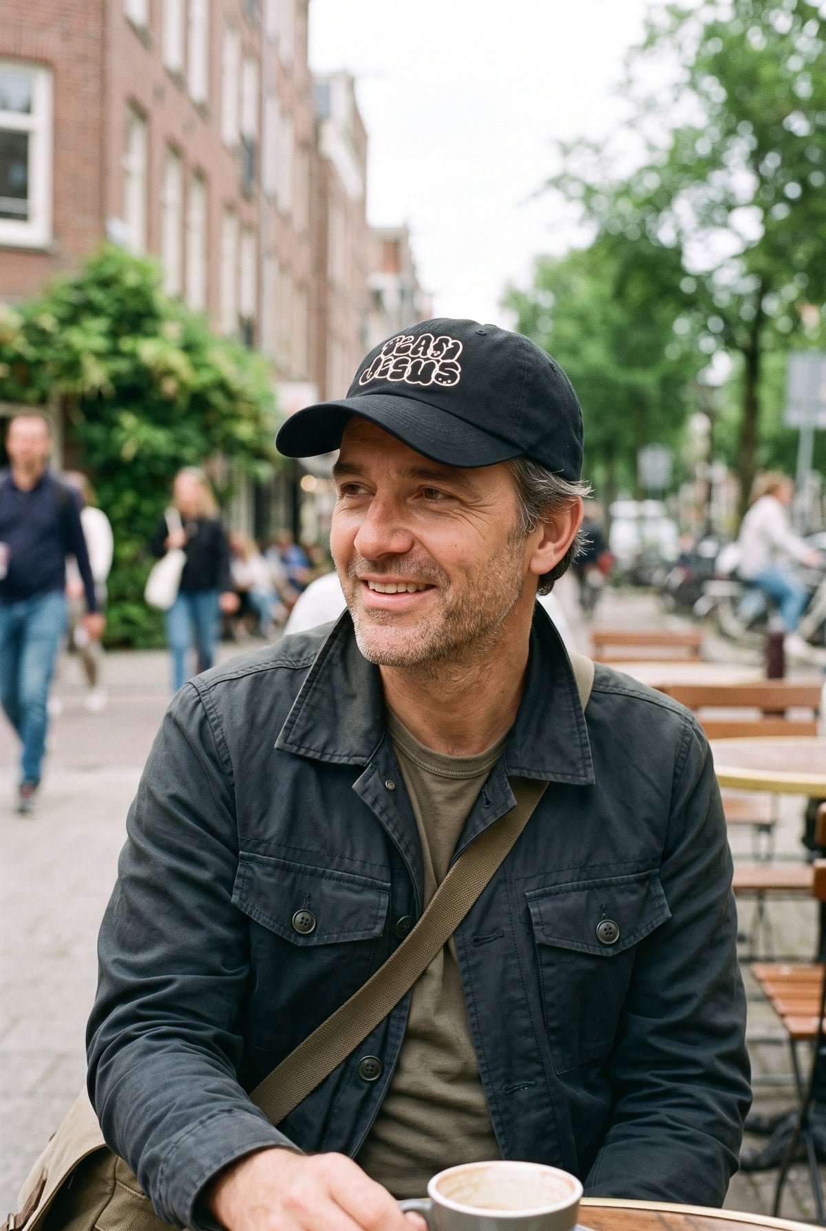 Team Jesus Retro Bubble Letter Dad Hat